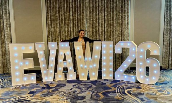 Liz Ornelas at the EVAWI 2026 Conference