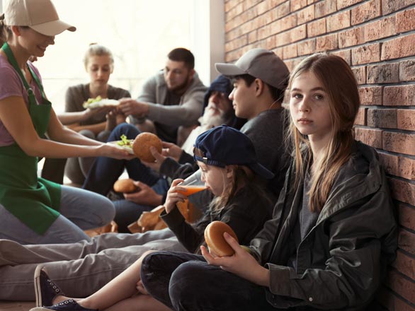 hungry girl a food bank