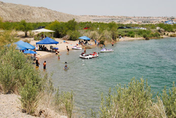 Shoreline of Big Bend of the Colorado River