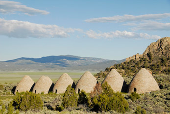 5 Charcoal ovens at Ward Charcoal Ovens State Park