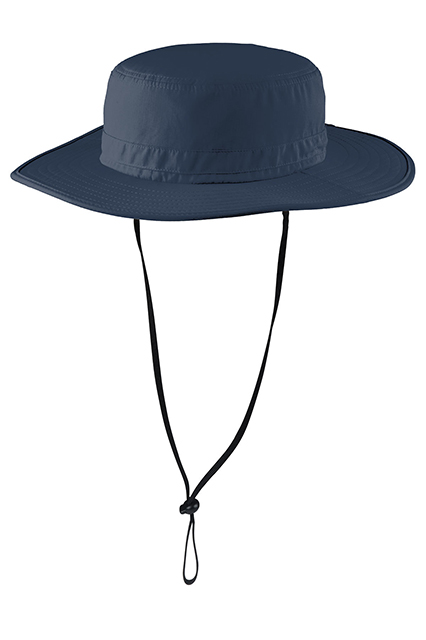 A bucket hat in dress blue navy.