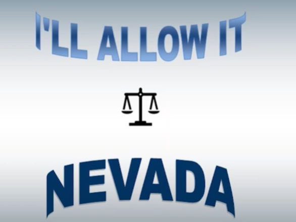 I'll Allow It Nevada Podcast logo.