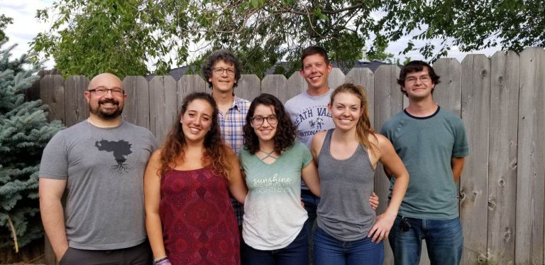 Lab members and visiting students summer of 2018