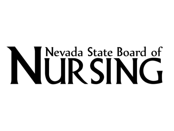 Nevada State Board of Nursing logo.